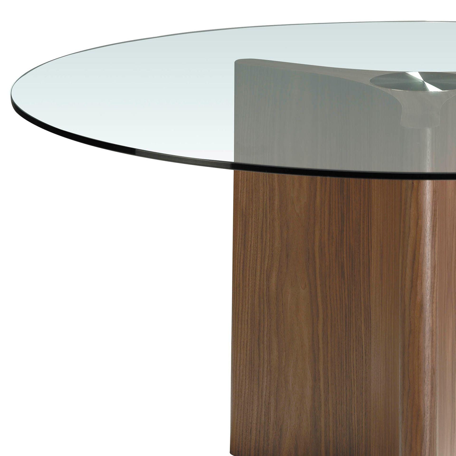 Esstisch Glas Braun Ø 150cm 4