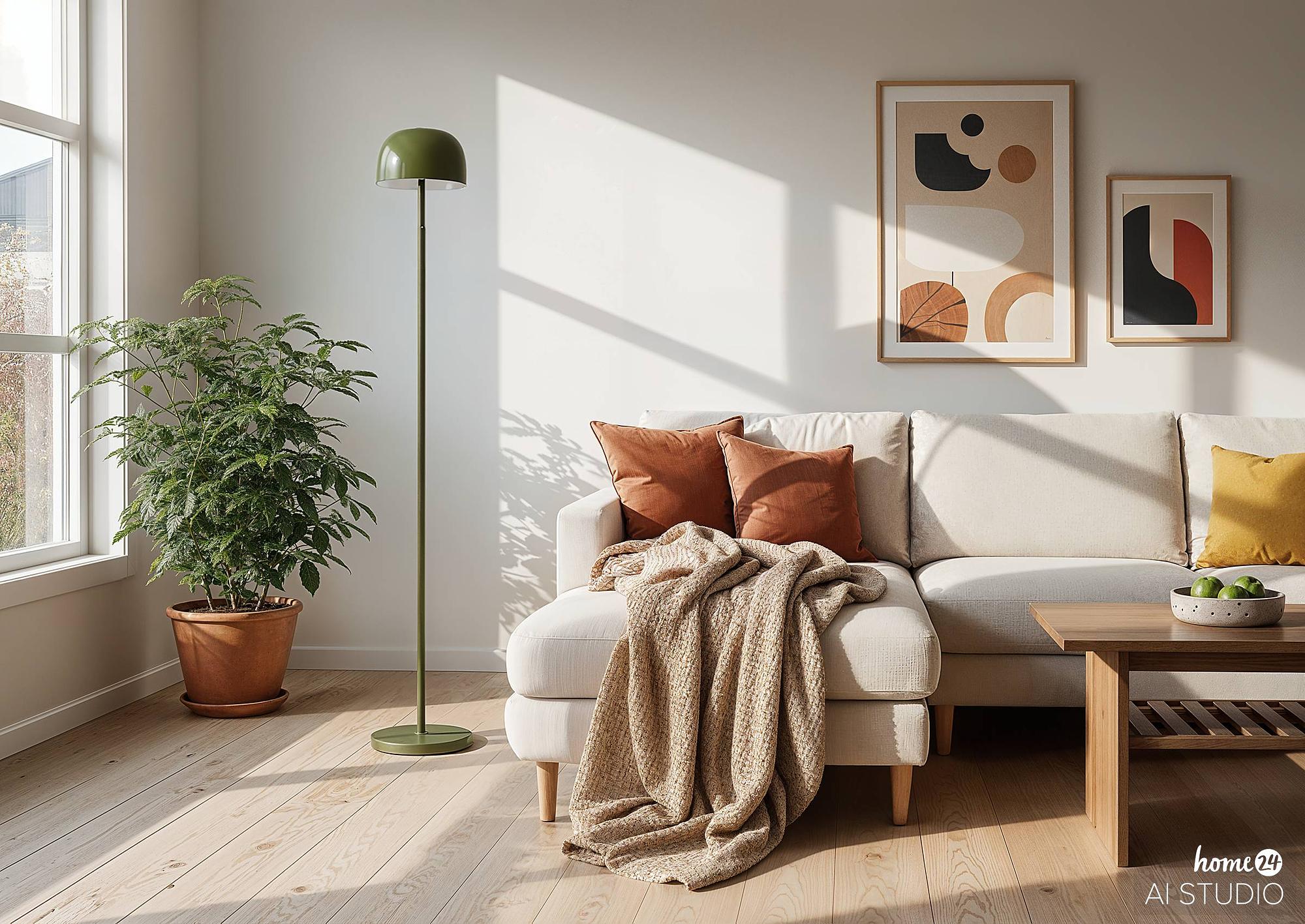 Brev Akku-Stehleuchte Dimmbar Grün 3