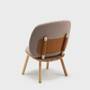 Naïve Armchair Ash wood Fabric Taupe 5