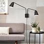 Wall lamp Bremen 2-Light Iron Black 2