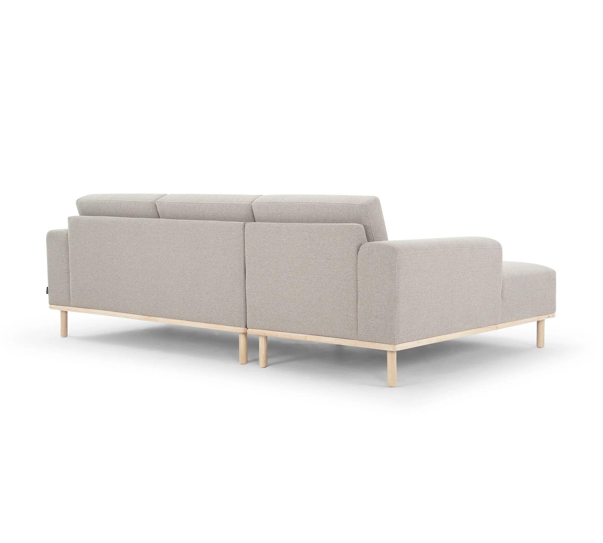 Vilmar Sofa mit Récamiere Links Agnes Brown 1