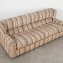 Saporiti Sofa 3-seater Fabric Beige Wood 1960s 3