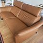 2,5-Sitzer Sofa Leder Braun 3