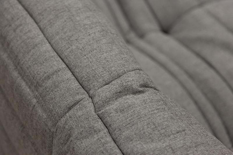Togo Sofa 3-Sitzer Webstoff Warmgrau 5