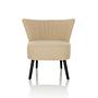 MANISO Stuhl Teddy-Stoff Beige 0