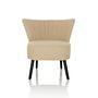 MANISO Stuhl Teddy-Stoff Beige 0