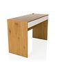 BERGA Scrivania con 2 cassetti Rovere Bianco 7