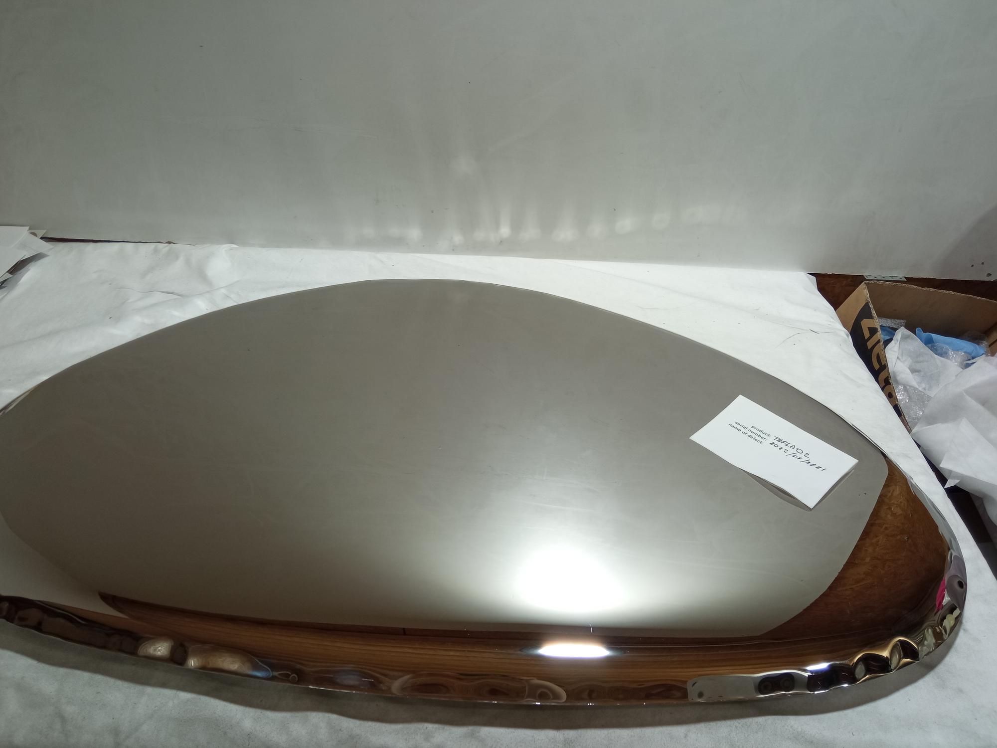 Tafla Specchio O2 Acciaio Inox Lucidato Argento 2