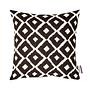 Pillowcase T-Small Squares Black White 40 x 40 cm 0