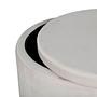 Dunken Pouf Samt Beige  2