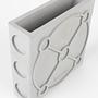 Graphic Vase Beton Grau 4
