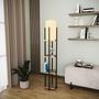 Floor lamp Metal Fabric Black 2