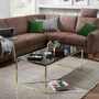 Couchtisch Holz Metall Schwarz Gold 3