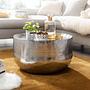 Luckow Couchtisch Aluminium Silber 2