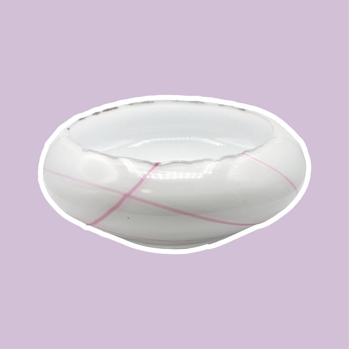 Ciotola vintage in vetro di Murano anni '70 4