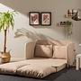 Saga Sofa Bed 2-seater Beige 3