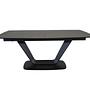 Alicante Extendable Dining Table Stone Dark Grey 4
