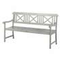 Gartenbank Holz Grau 0