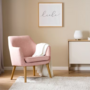 Loungesessel Webstoff Stefka Rosa 0