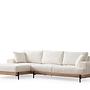 Eti Corner Sofa Left White 7
