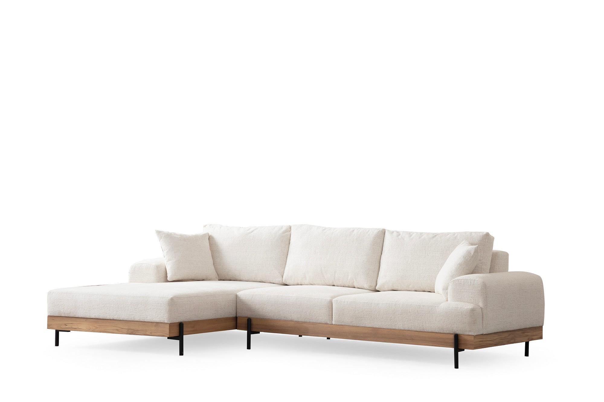 Eti Corner Sofa Left White 7