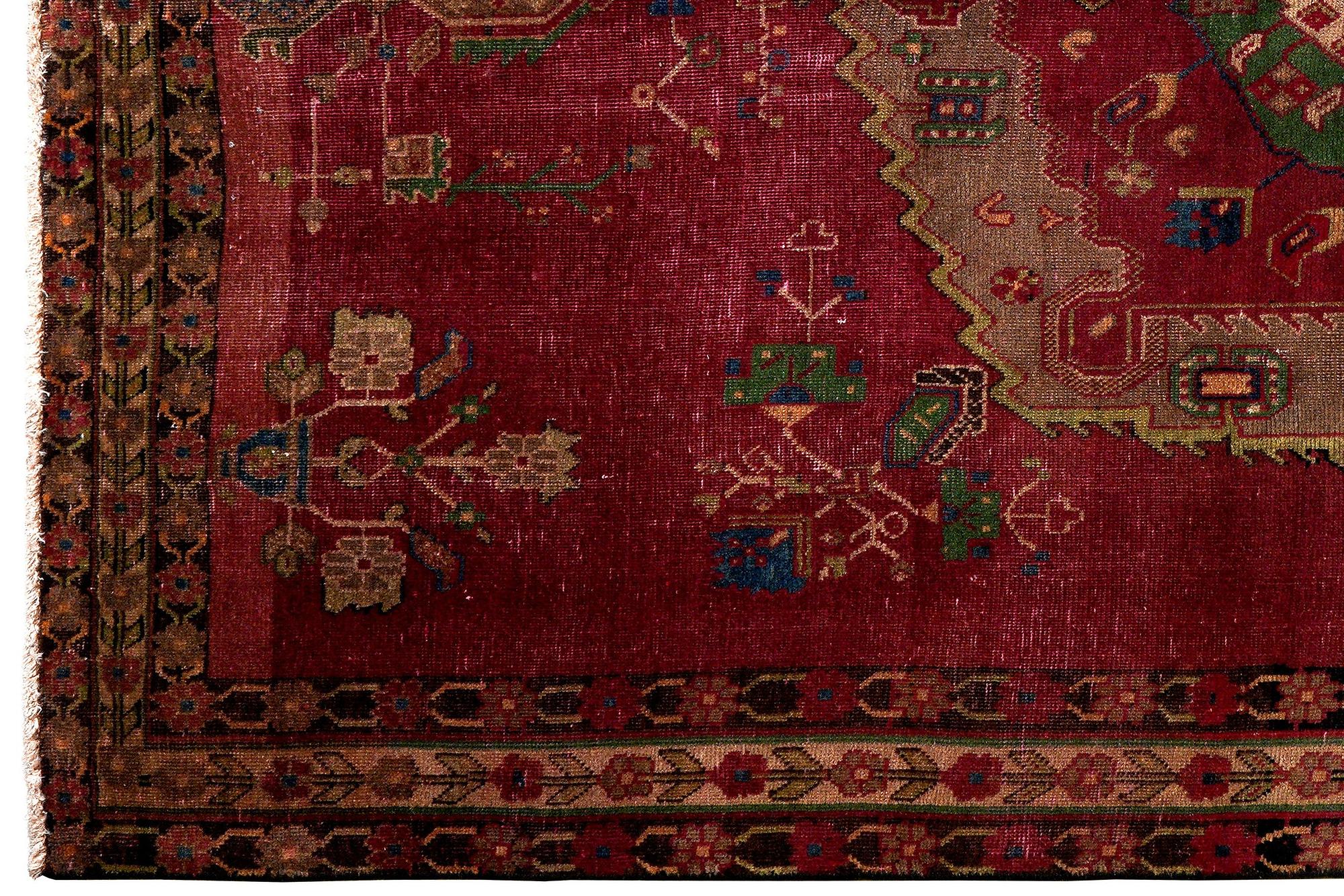 Heritage Jawin Teppich Wolle Braun 1