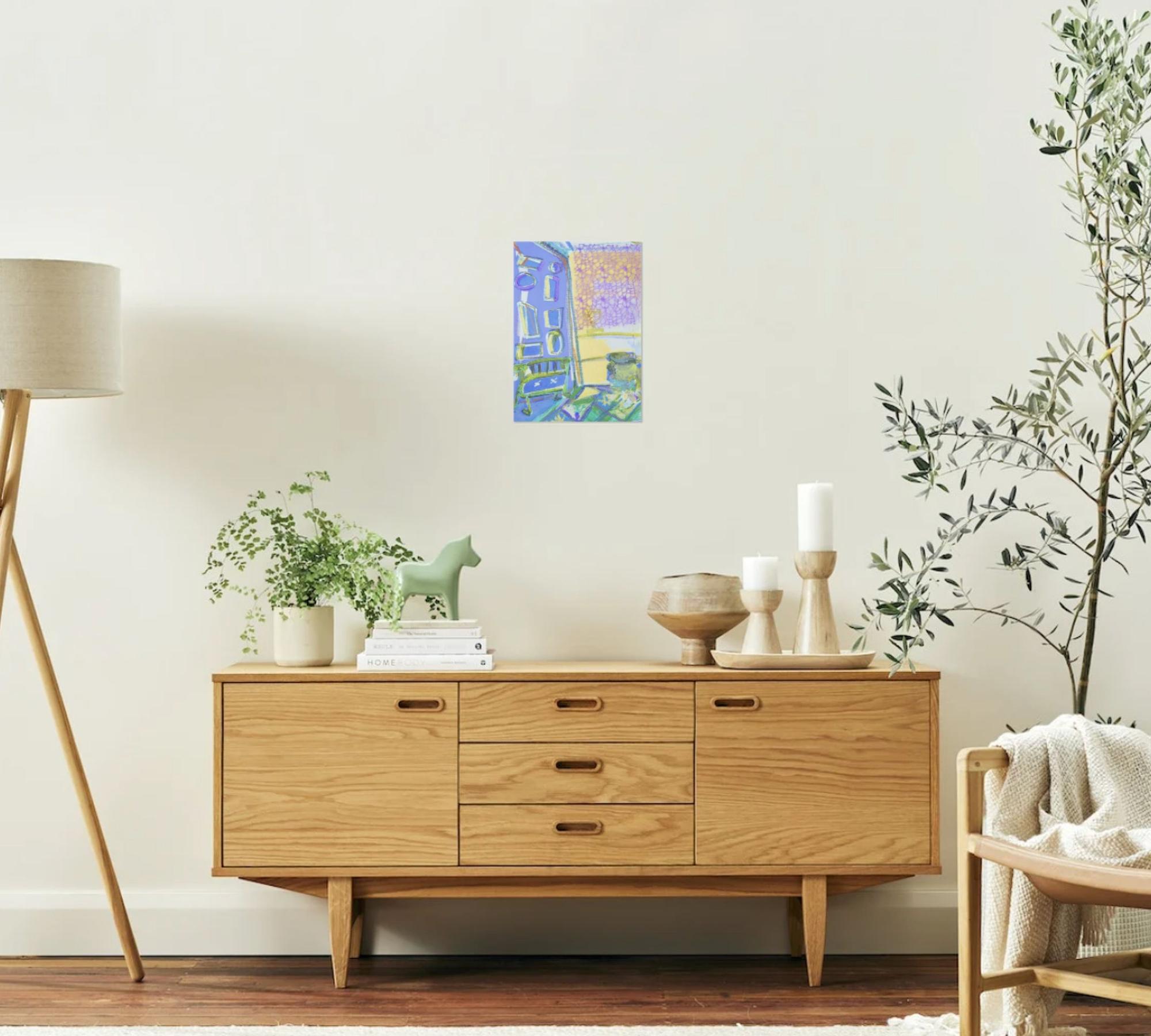 La Sala Azzurra Kunstdruck Mehrfarbig 4