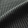 Leichte Decke aus Waffelpiqué 100% Baumwolle Schwarz Single 1