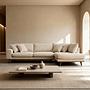 Corner Sofa Harper 3-Seater Right Beige 0