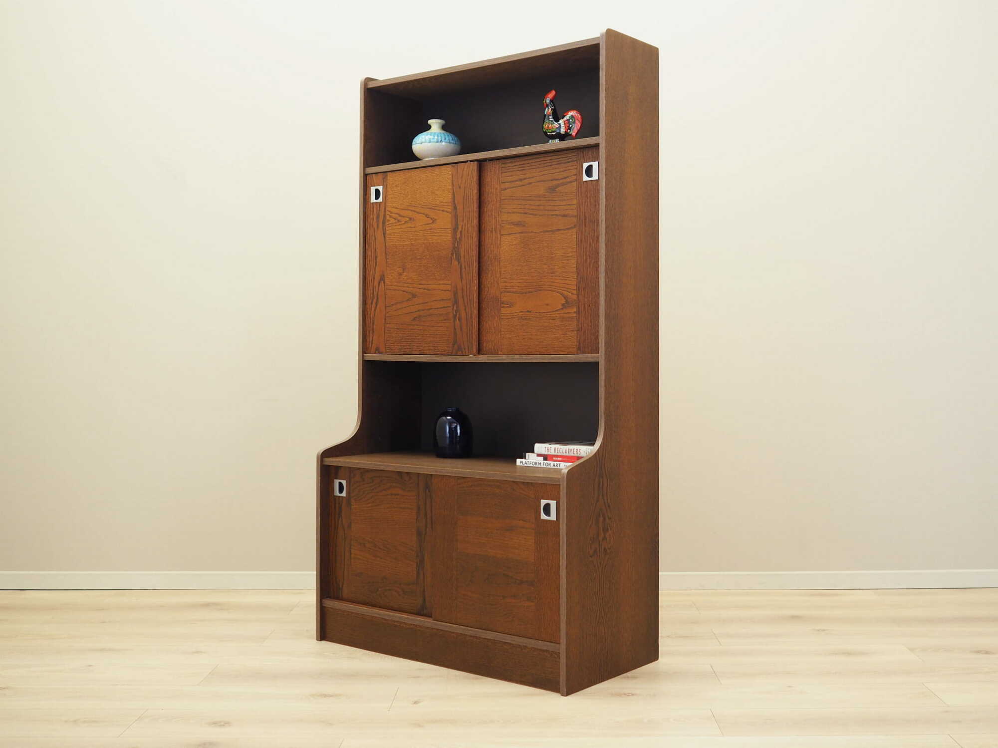 Bookshelf Wood Brown 1970s 3