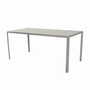 Vintage Table Aluminum Grey 1980s 0