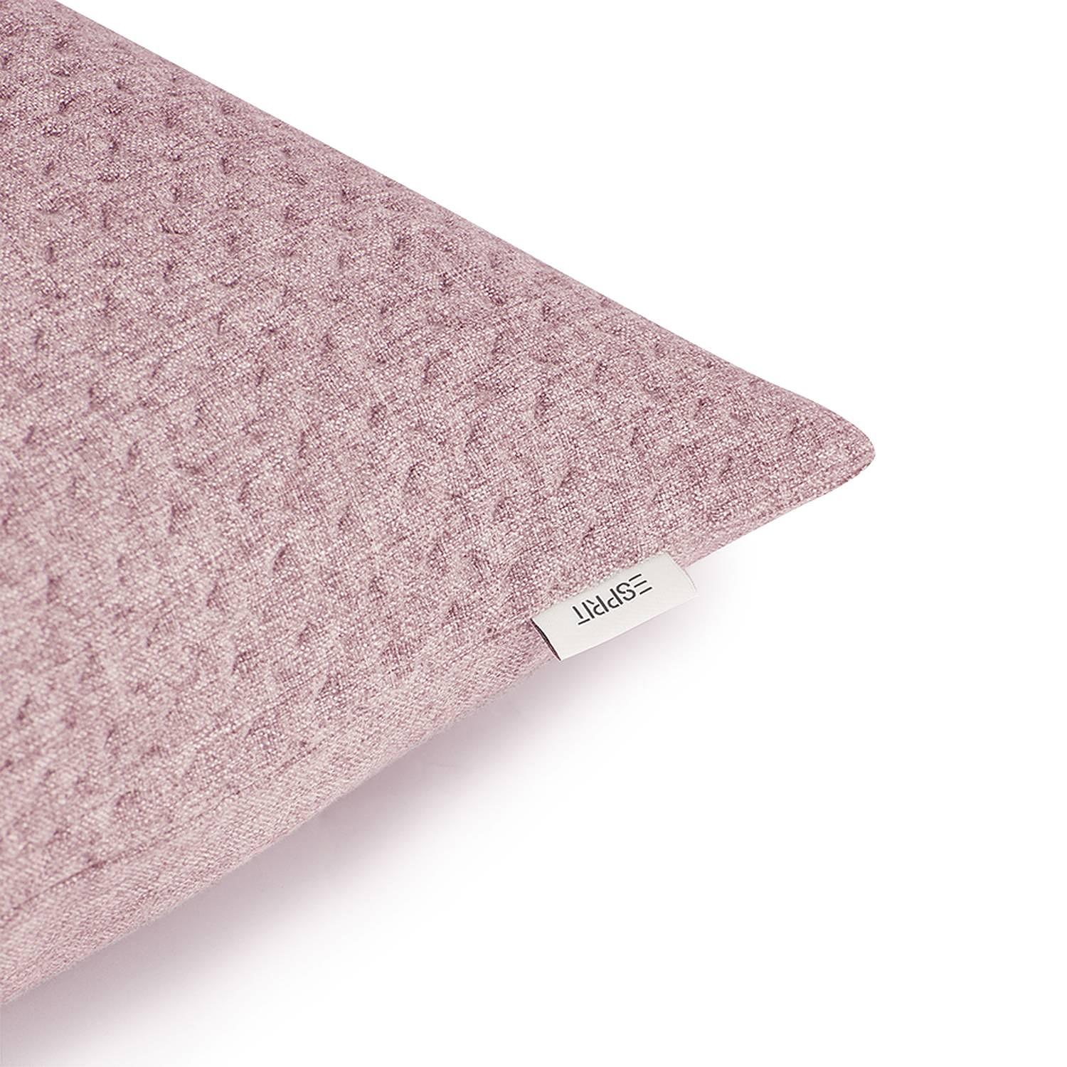 Harp Structure Kissenbezug Polyester Rosa 60 x 60 cm 3