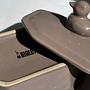 Vintage Deckeldose Keramik Braun 2