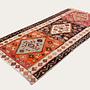 Vintage Kilim Teppich Wolle Mehrfarbig 4