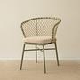 Canar Garden Chair Polyester Cream 60x57x75 cm 2