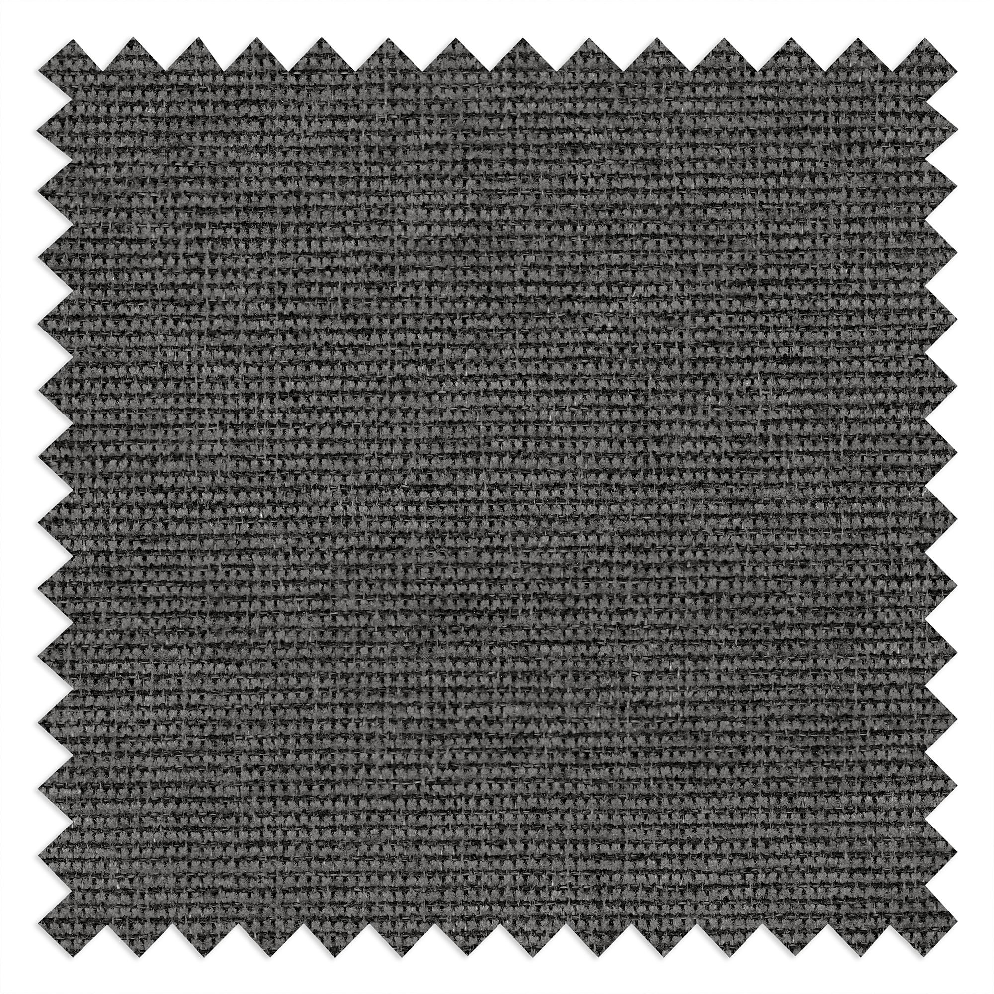 2x Bonito Upholstered Chair Structured Fabric Steel Black Grey 4