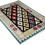 Kilim Gashgai Teppich Wolle Mehrfarbig 2