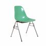 Eames Fiberglass Side Chair by Herman Miller Cadmium Green 0