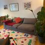 Flayr Sofa 2-Sitzer Wolle Orangepetrol 0