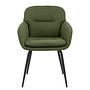 Armchair LAVINA Fabric Steel Dark Green 4