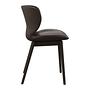 Hamilton Dining Chair Leather Oak Wood Brown 3