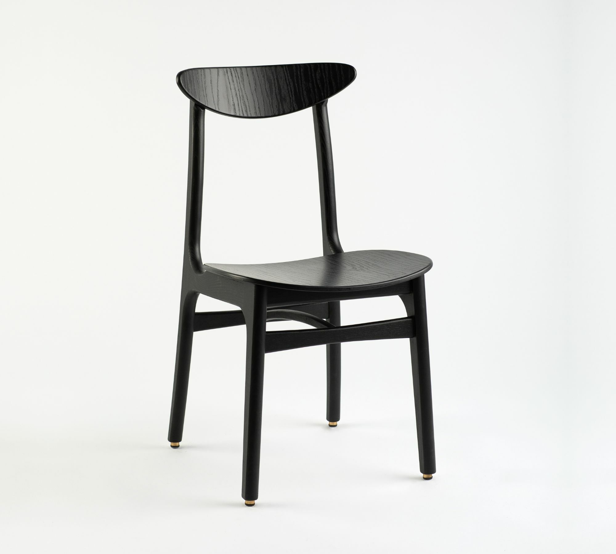 200-190 Stuhl Holz Schwarz 0