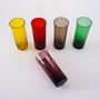 Glass Set Multicolored 1960s 5