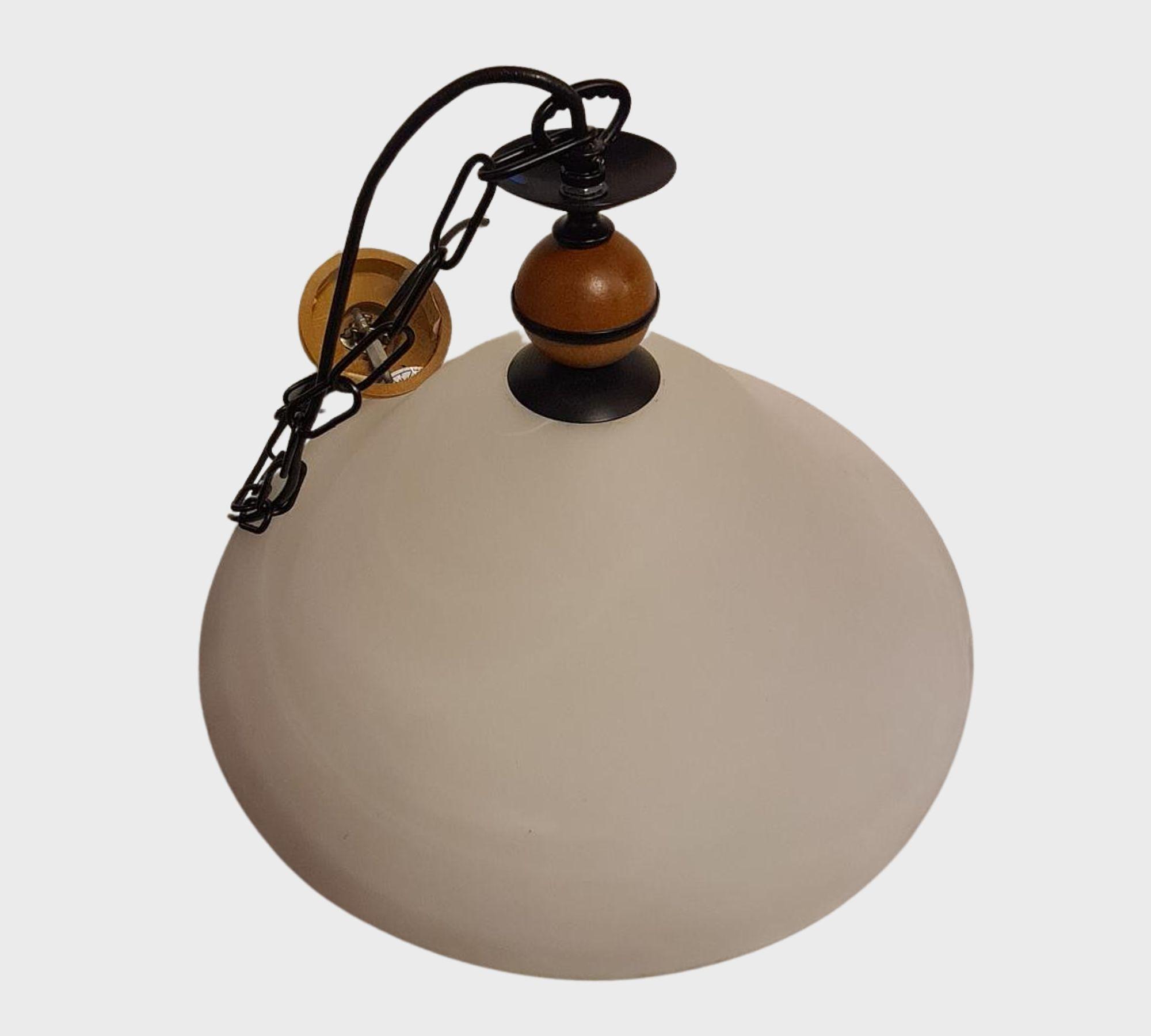EGLO 356 Pendant light Glass Metal White 2