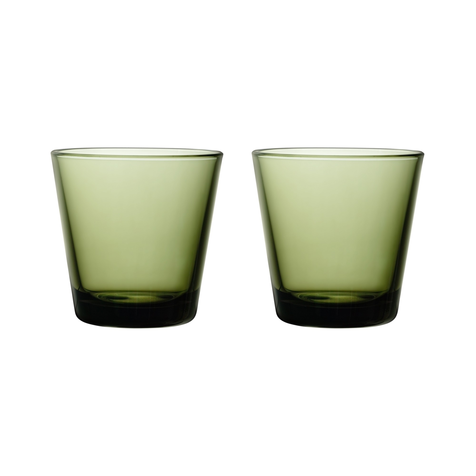 2x Kartio Glas Grün 0,2 L 0