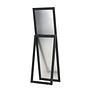 Sebring Mirror Wood Glass Black 55x170cm 7
