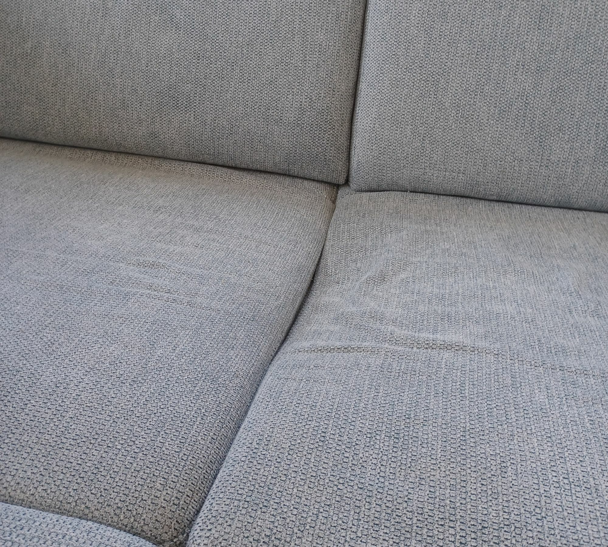 Sofa Récamiere Rechts Textil Metall Blau 8
