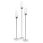 3x Windlicht Faro Edelstahl Matt Glas satiniert 0