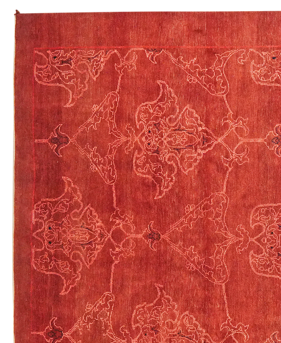 Tappeto Rizbaf Gabbeh lana rosso 1