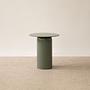 Clementin Side Table Metal Green 45x45x50 cm 1